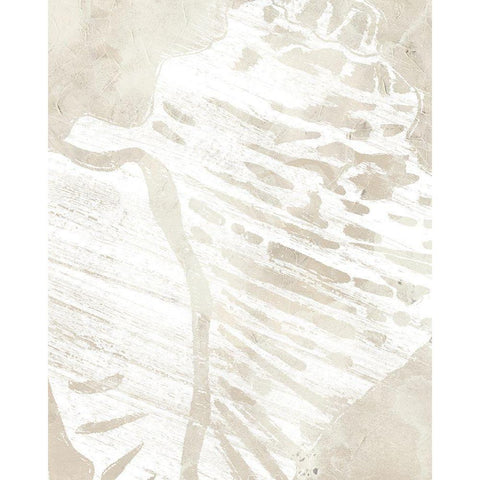 Linen Tropical Silhouette III Black Modern Wood Framed Art Print by Vess, June Erica