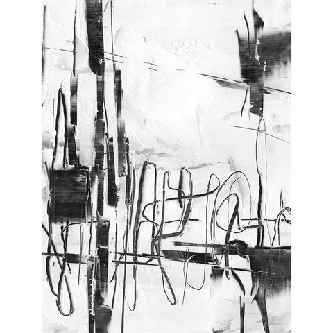 Polar Storm I Black Modern Wood Framed Art Print by Harper, Ethan