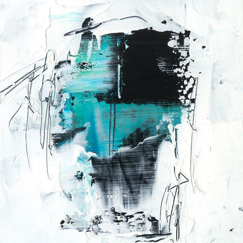 Kinetic Form IV White Modern Wood Framed Art Print by Harper, Ethan