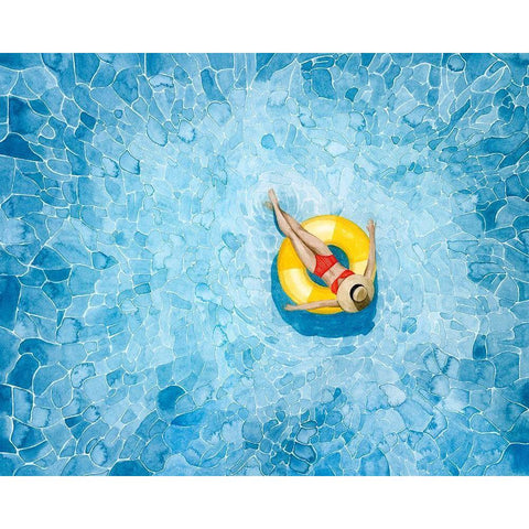 Floating II Black Modern Wood Framed Art Print by Popp, Grace