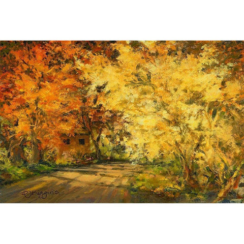 Canyon Road Gold Ornate Wood Framed Art Print with Double Matting by Kiggins, Debbie