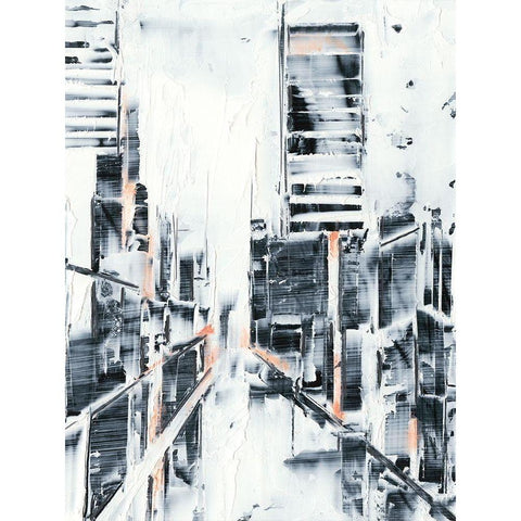 Sunset Refraction II White Modern Wood Framed Art Print by Harper, Ethan