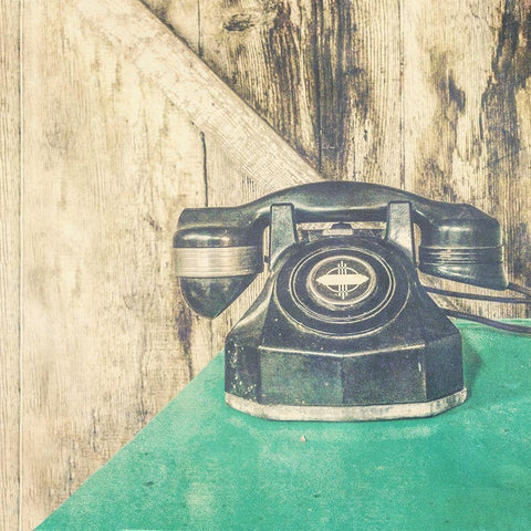 Vintage Office XII Black Ornate Wood Framed Art Print with Double Matting by Brown, Thomas