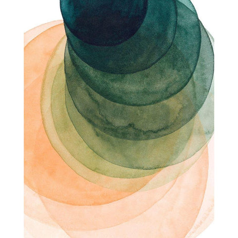 Crystal Spade I Gold Ornate Wood Framed Art Print with Double Matting by Popp, Grace