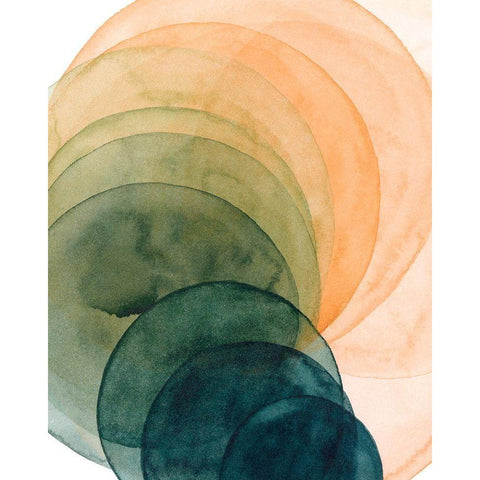 Crystal Spade II Black Modern Wood Framed Art Print with Double Matting by Popp, Grace