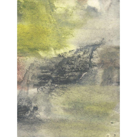 Ancient Drawing II Black Modern Wood Framed Art Print by Combs, Joyce