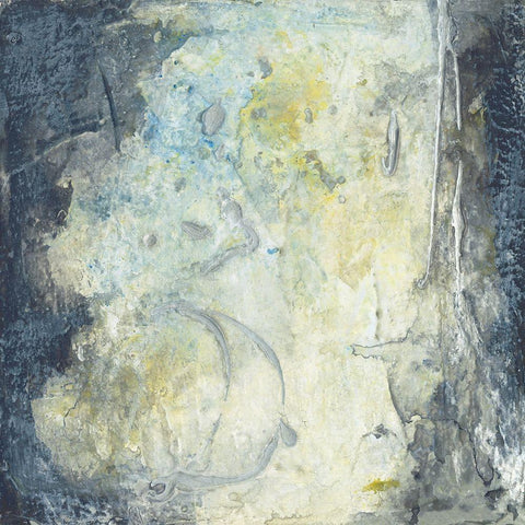 Shadows and Light II White Modern Wood Framed Art Print with Double Matting by Combs, Joyce