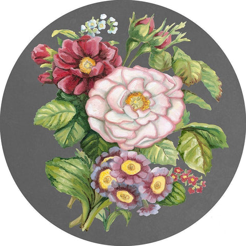 Dramatic Floral Bouquet IV Gold Ornate Wood Framed Art Print with Double Matting by Meagher, Megan