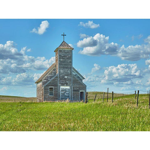 Barn Scene V Black Modern Wood Framed Art Print with Double Matting by McLoughlin, James