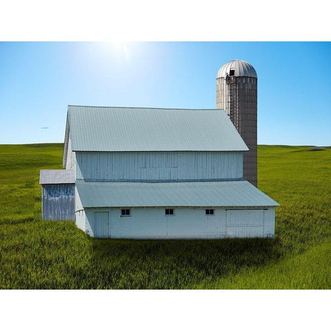 Barn Scene XVIII Black Modern Wood Framed Art Print by McLoughlin, James