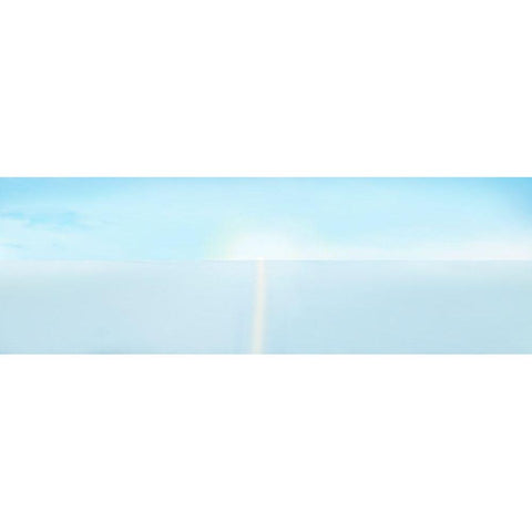 Beachscape Panorama IV Gold Ornate Wood Framed Art Print with Double Matting by McLoughlin, James