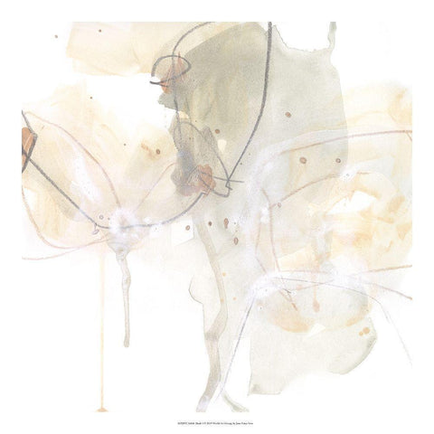 Subtle Shade I Black Ornate Wood Framed Art Print with Double Matting by Vess, June Erica