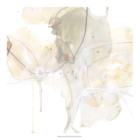 Subtle Shade I Black Modern Wood Framed Art Print by Vess, June Erica