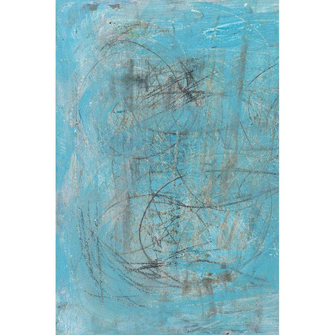 Inscribe I Black Modern Wood Framed Art Print by Holland, J.