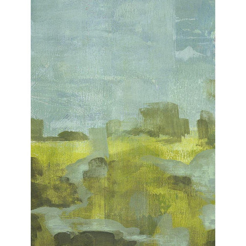 Overgrown Greenway II Black Modern Wood Framed Art Print with Double Matting by Green, Jacob