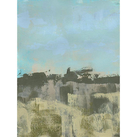 Chesapeake Dunes I White Modern Wood Framed Art Print by Green, Jacob