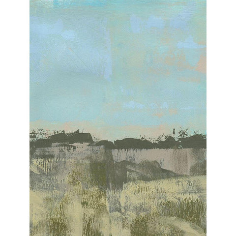 Chesapeake Dunes II White Modern Wood Framed Art Print by Green, Jacob
