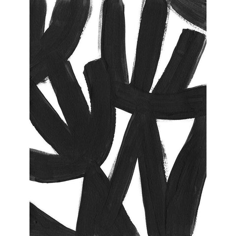 Jungle Satellite VI Black Modern Wood Framed Art Print by Vess, June Erica
