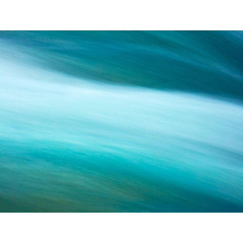 Before the Falls III Black Modern Wood Framed Art Print with Double Matting by McLoughlin, James