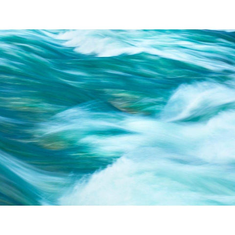 Before the Falls V Gold Ornate Wood Framed Art Print with Double Matting by McLoughlin, James