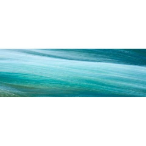 Before the Falls Panorama I White Modern Wood Framed Art Print by McLoughlin, James
