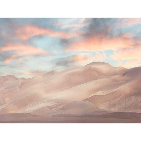 Colorado Dunes I Gold Ornate Wood Framed Art Print with Double Matting by McLoughlin, James