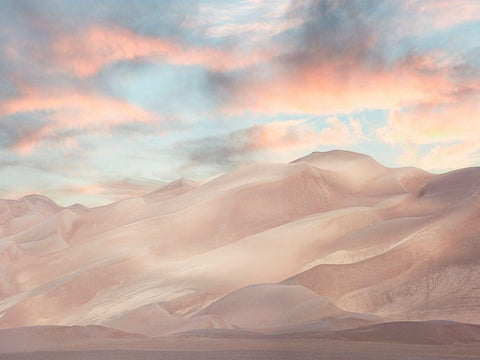 Colorado Dunes I Black Ornate Wood Framed Art Print with Double Matting by McLoughlin, James