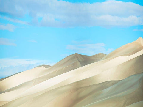 Colorado Dunes II White Modern Wood Framed Art Print with Double Matting by McLoughlin, James