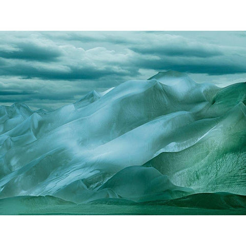 Colorado Dunes IV Gold Ornate Wood Framed Art Print with Double Matting by McLoughlin, James
