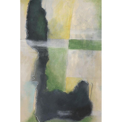 Meditative View II White Modern Wood Framed Art Print by Moore, Regina