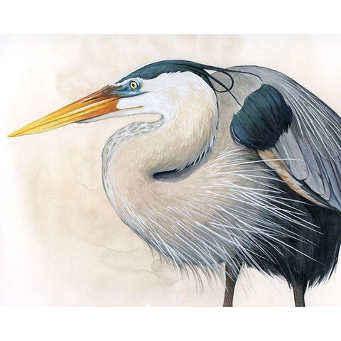 Blue Hunter I Black Modern Wood Framed Art Print by Popp, Grace