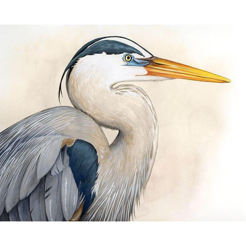 Blue Hunter II Black Modern Wood Framed Art Print by Popp, Grace