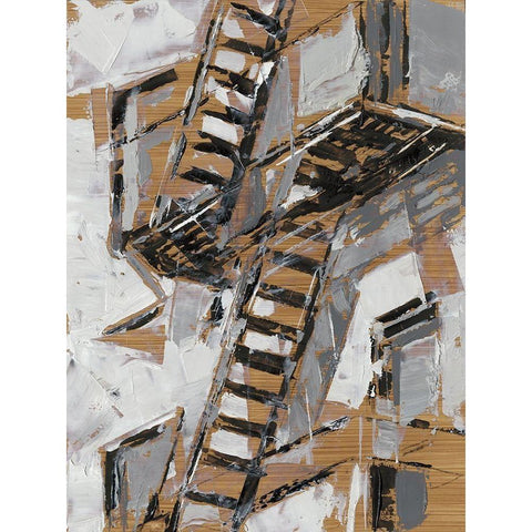 Escape II White Modern Wood Framed Art Print by Harper, Ethan
