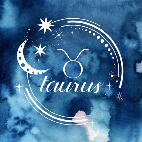 Watercolor Astrology II Black Modern Wood Framed Art Print by Popp, Grace