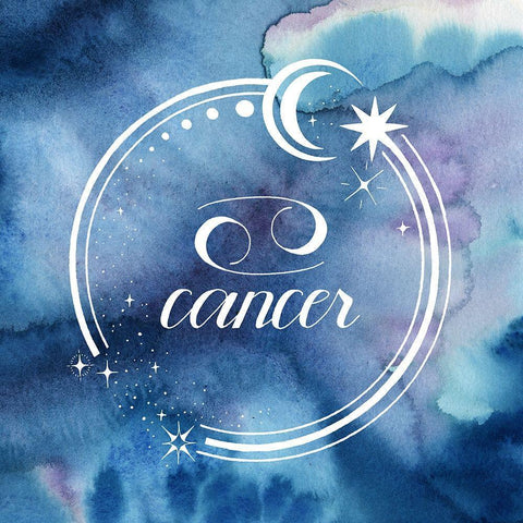 Watercolor Astrology IV Black Modern Wood Framed Art Print by Popp, Grace