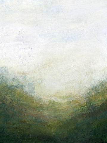 Sun Dust II White Modern Wood Framed Art Print with Double Matting by Popp, Grace