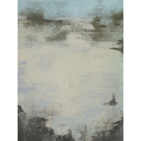Low Tide II White Modern Wood Framed Art Print by Green, Jacob