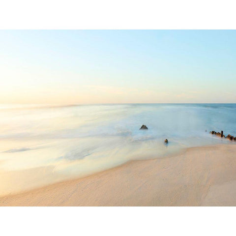 Seascape Photo II Black Modern Wood Framed Art Print by McLoughlin, James
