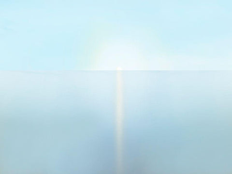 Seascape Photo IV White Modern Wood Framed Art Print with Double Matting by McLoughlin, James