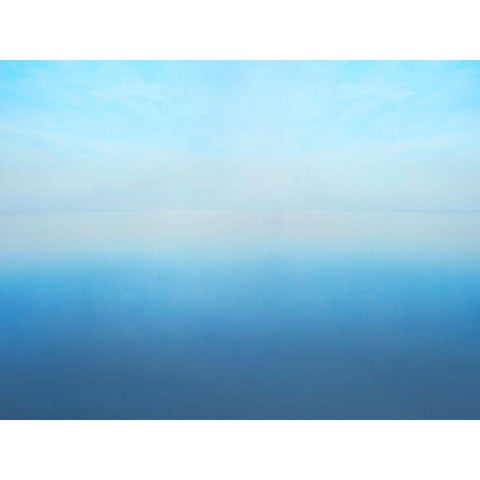 Seascape Photo V White Modern Wood Framed Art Print by McLoughlin, James