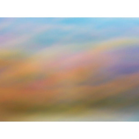 Soft Landscape III Black Modern Wood Framed Art Print by McLoughlin, James