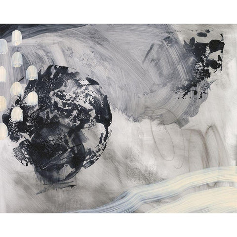Astral Plane I Black Modern Wood Framed Art Print by Green, Jacob