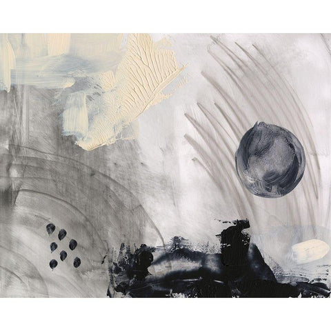 Astral Plane II Black Modern Wood Framed Art Print with Double Matting by Green, Jacob