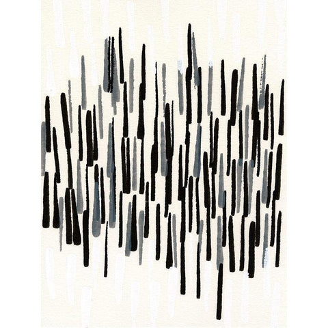 Tonal II White Modern Wood Framed Art Print by Fuchs, Jodi