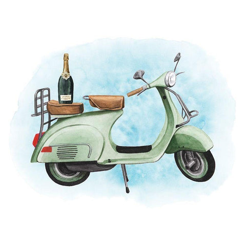 Venice Voyage I Gold Ornate Wood Framed Art Print with Double Matting by Popp, Grace