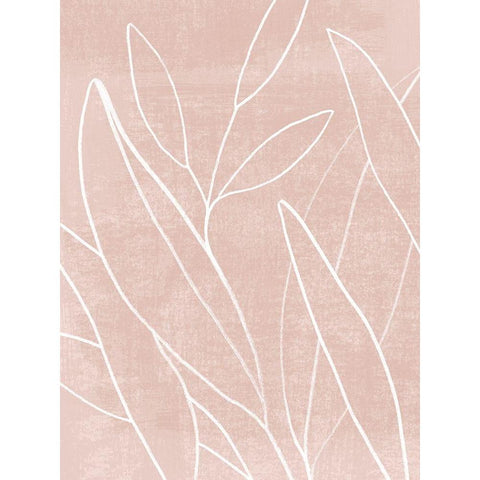 Mauve Magic I Black Modern Wood Framed Art Print with Double Matting by Popp, Grace