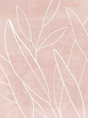 Mauve Magic I White Modern Wood Framed Art Print with Double Matting by Popp, Grace