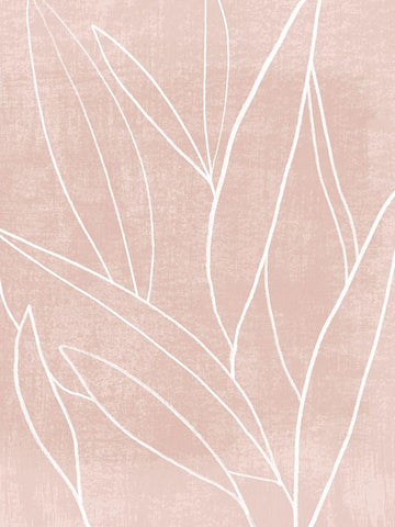 Mauve Magic II White Modern Wood Framed Art Print with Double Matting by Popp, Grace