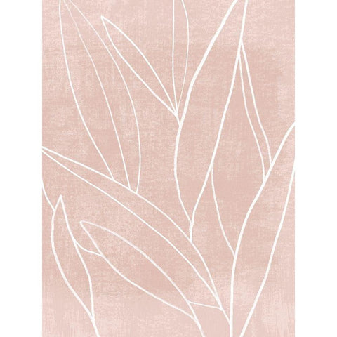 Mauve Magic II Black Modern Wood Framed Art Print with Double Matting by Popp, Grace