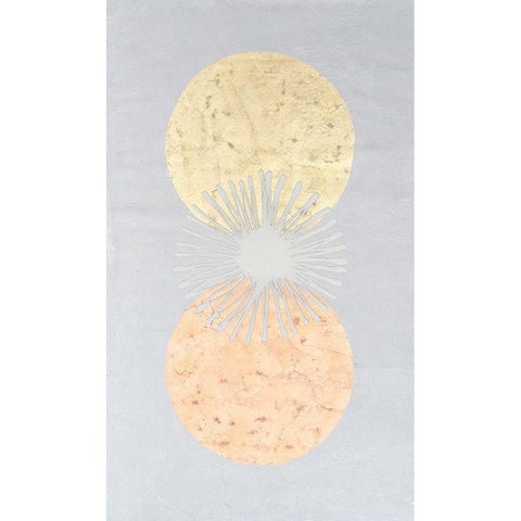 Retrograde Gold Ornate Wood Framed Art Print with Double Matting by Lam, Vanna